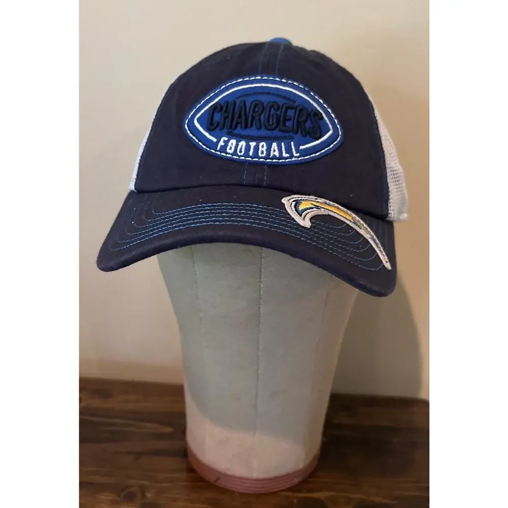 Chargers NFL Team Apparel Girl‎ Football Blue and White Snap Back